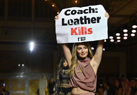 Another PETA Protestor Crashed a Fashion Show, 